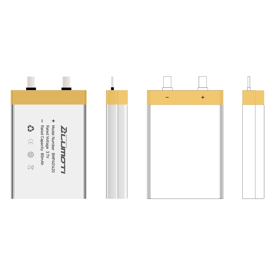 BMP401420-80mAh-3.7V